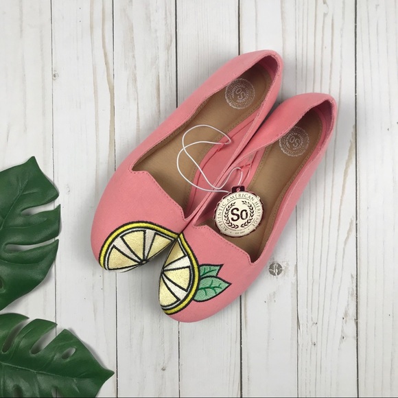 Sonoma Shoes - Sonoma Pink Lemon Flats Size 7 NWT